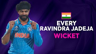 Every Ravindra Jadeja wicket at Cricket World Cup 2023 [upl. by Adeuga]