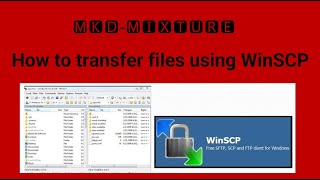 Install winSCP and transfer file from windows to Virtual Machine [upl. by Gert641]