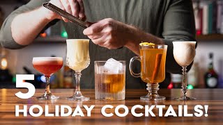 5 WINTER COCKTAILS to try this holiday season [upl. by Aicats]