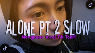 DJ ALONE PT II  SLOW BEAT MENGKANE  VIRAL TIK TOK [upl. by Wallie678]