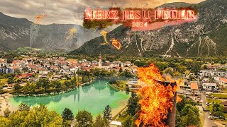 Herz Jesu Feuer 2024  Nassereith Tirol [upl. by Manny594]