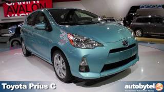 QUICK LOOK Toyota Prius C hybrid at the 2012 Detroit Auto Show [upl. by Darda]