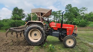 Swaraj 855 FE With Kaltivator Farming  Swaraj Tractor Video  Tractor Wala Video [upl. by Seiden]