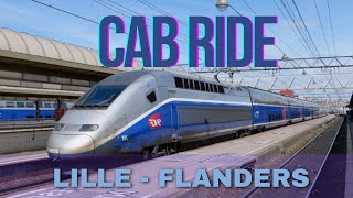 Cab Ride  Lille to Flanders  TGV Duplex [upl. by Aruat]