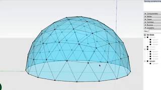 Cómo diseñar un domo How to design a Geodesic Dome [upl. by Lebasi]