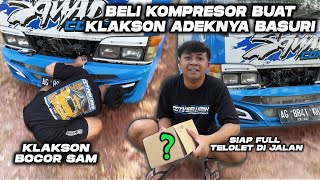 KLAKSON TELOLET BASURI RUSAK‼️ Udah Beli Kompresor Buat Klakson Truk Malah Rusak [upl. by Kimberly]