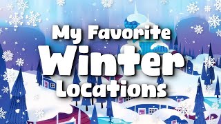 My Favorite Winter Locations in Nintendo Games [upl. by Annayat]