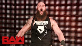 Braun Strowman is rehired Raw Jan 15 2018 [upl. by Ernst]