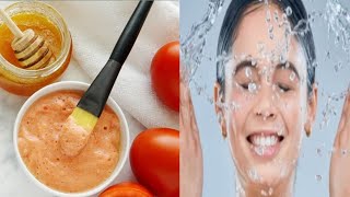 DIY tomato and honey face mask for glowing skin [upl. by Lyndsay]