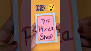 DIY Homemade Pizza Book 😲🍕 shorts [upl. by Norred]