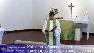 Gottesdienst am 07072024  1000  6 Sonntag nach Trinitatis [upl. by Chrisse772]