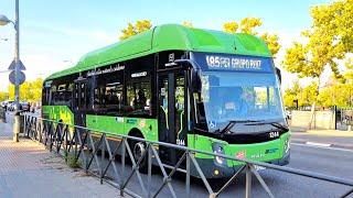 Bus interurbano Leganés línea 485 Av Europa  Zarzaquemada  Av Gran Bretaña  CC Parquesur [upl. by Clea]