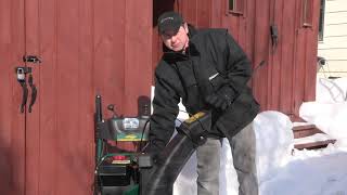 Yardworks 357cc 2Stage Snowblower  Dons Testimonial [upl. by Peh]