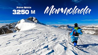 Sci alpinismo Marmolada🏔️🎿 [upl. by Yehus]