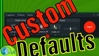 Camtasia 9 Recorder How to Change to Custom Camtasia Recorder Defaults ✅ 💚 camtasia [upl. by Glynda]