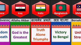 National Mottos From Different Countries [upl. by Biddle]