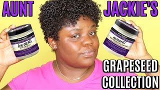 Aunt Jackies GRAPESEED COLLECTION  Deep Conditioner amp Curling Jelly [upl. by Melan]