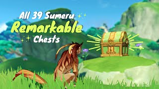 How to get all 39 Sumeru Remarkable Chests Sumeru Furnishings [upl. by Reedy]