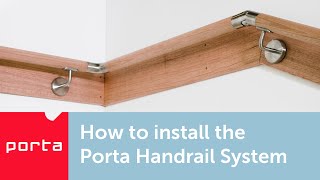 How to install the Porta Handrail System [upl. by Atilehs]