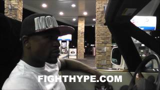 FLOYD MAYWEATHER ROLLS TO MCDONALDS FOLLOWING CANELO VICTORY PT 2 quotCANT GO NOWHEREquot [upl. by Lorita]