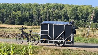 Fahrrad Wohnwagen treffen Luckenau 24 Rückreise konstruktionsprofil Fahrrad Wohnwagen Styrodur [upl. by Litch]