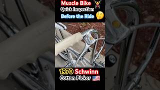 Schwinn final Inspection 🤔🧑‍🔧🧰 bicycle vintage schwinn automobile [upl. by Silyhp129]