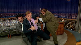 Borat Attempts to Harvest Conan’s Pubis  Late Night with Conan O’Brien [upl. by Llewellyn]