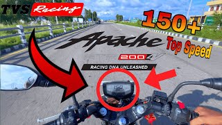 150 Top speed  MY bike top speed Apache 200 4v top speed  tvs apache 200 4v top speed  Hyper [upl. by Karita]