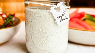 Easy Vegan Ranch Dressing [upl. by Rosalind]