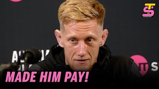 quotCrosbie talked SMACK I made him PAYquot  Sam Patterson R1 Sub at UFC 304 [upl. by Micheal]