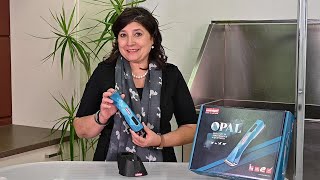 Kitty Dekeersgieter presents Heiniger Opal  cordless battery clipper for grooming [upl. by Esiralc]