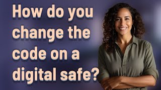 How do you change the code on a digital safe [upl. by Atat]