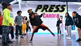 Cardi B  Press  Robert Green Choreography [upl. by Idnir200]