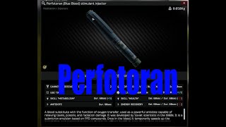 New item Perfotoran Blue Blood stimulant injector  Escape from Tarkov 013 [upl. by Balough]