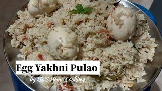 Anda yakhni pulao in pressure cookerHow to make egg yakhni pulao [upl. by Aliakam]