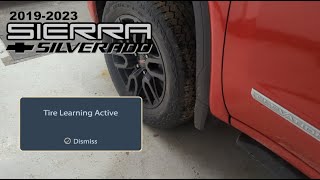 20192024 SierraSilverado Programming Tire Pressure Sensors TPMS [upl. by Ortensia]