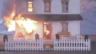 Doll House Full Burn Footage Slow Mo [upl. by Haliehs868]