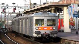 Z 6100 à Gare de SaintDenis Transilien ligne H 2012 [upl. by Crespo]