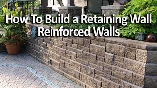 How to Build a Reinforced Retaining Wall Using Geogrid [upl. by Aneetak]