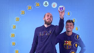 🤪 BARÇA EMOJIS with COUTINHO amp MINGUEZA [upl. by Kerek]