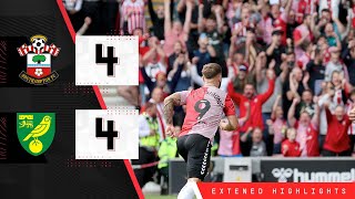 EXTENDED HIGHLIGHTS Southampton 44 Norwich City  Championship [upl. by Barbey]