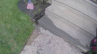 Beginners Easily Repair Concrete steps in 2 min  Concrete and Cement work Contractor [upl. by Akihsal]