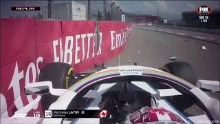 Nicholas Latifi Crash Compilation2020 [upl. by Bethany]