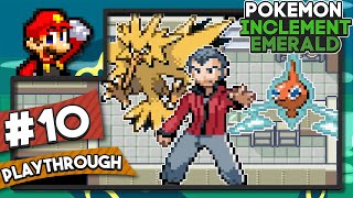 Pokémon Inclement Emerald 10 Gym Leader NormanZapdos amp Rotom [upl. by Selmner]