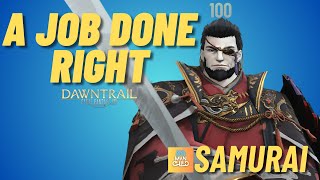 FFXIV  Dawntrail Samurai  You Need To Play This [upl. by Xyla]