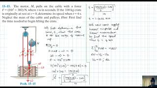 15–15 Kinetics of a Particle Impulse and Momentum Chapter 15 Hibbeler Dynamics Benam Academy [upl. by Charmaine]