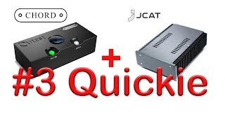 Qutest  JCAT Linear Power Supply HiFi Dac Quickie 3 [upl. by Algy]