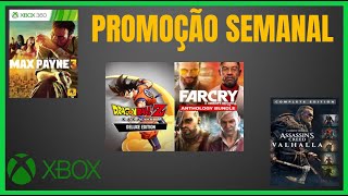 PROMOÇÃO SEMANAL JOGOS XBOX 360 I XBOX ONE I SERIES [upl. by Ecnaret]