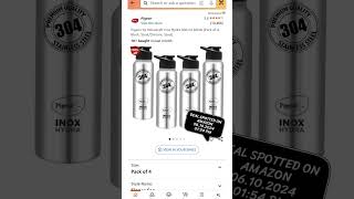 Water Bottle  Stainless Steel Water Bottles  Water Bottle Combo Pegion Stainless Steel Water Bottl [upl. by Alym]