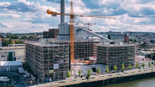 Frankfurt BaustellenZeitraffer  ROCKYWOOD  Bürogebäude [upl. by Ahsiam]